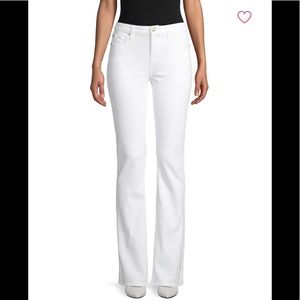 7 for Mankind bootcut white jeans